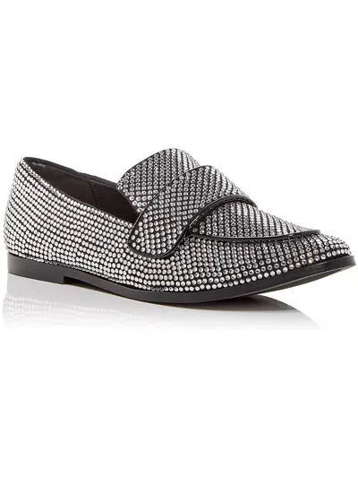 Jeffrey Campbell Velvit Womens Comfort Insole Synthetic Loafers In Black