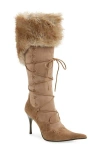 Jeffrey Campbell Verbier Knee High Boot In Brown