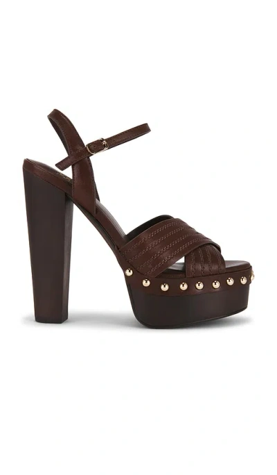 Jeffrey Campbell Vivacia Sandal In Brown