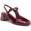 Jeffrey Campbell Wandz T-strap Pump In Red Patent