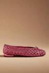 Jeffrey Campbell Weave-me Flats In Pink