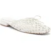 Jeffrey Campbell Weave Me Mule In White