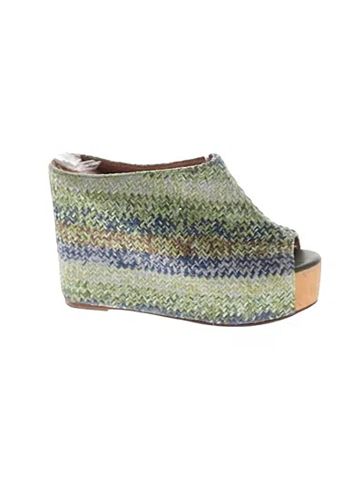 Pre-owned Jeffrey Campbell Wedges In Green