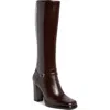 Jeffrey Campbell Willowz Knee High Boot In Brown
