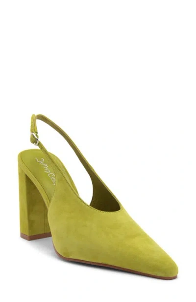 Jeffrey Campbell Withstand Slingback Pump In Green