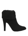 Jeffrey Campbell Woman Ankle Boots Black Size 10 Leather In Black