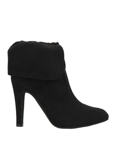 Jeffrey Campbell Woman Ankle Boots Black Size 10 Leather
