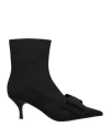 Jeffrey Campbell Woman Ankle Boots Black Size 7 Textile Fibers