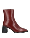 Jeffrey Campbell Woman Ankle Boots Brown Size 7 Leather