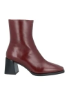 Jeffrey Campbell Sherpal2 Womens Zipper Leather Ankle Boots In Brown