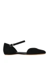 Jeffrey Campbell Woman Ballet Flats Black Size 6 Leather In Black