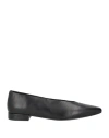 Jeffrey Campbell Woman Ballet Flats Black Size 7 Leather