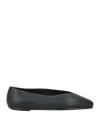Jeffrey Campbell Woman Ballet Flats Black Size 7 Leather In Black