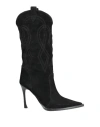 Jeffrey Campbell Woman Boot Black Size 6 Leather