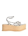 Jeffrey Campbell Woman Espadrilles White Size 10 Textile Fibers In White