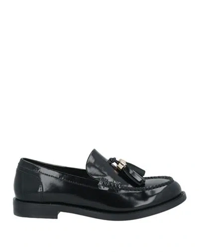 Jeffrey Campbell Woman Loafers Black Size 6 Leather