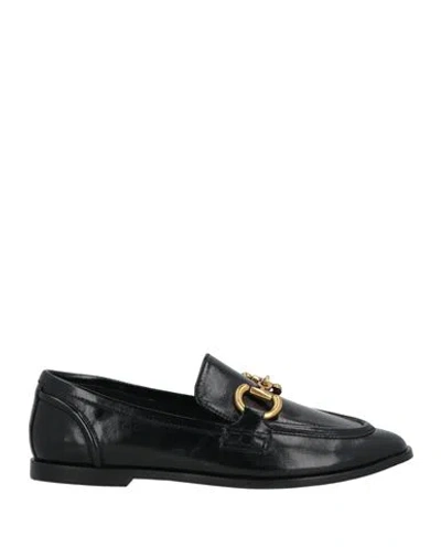Jeffrey Campbell Woman Loafers Black Size 7 Leather