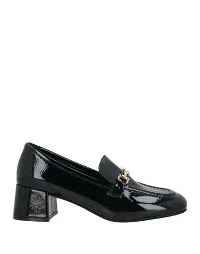 Jeffrey Campbell Woman Loafers Black Size 7 Leather
