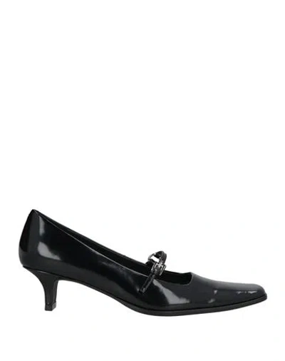 Jeffrey Campbell Woman Pumps Black Size 10 Leather