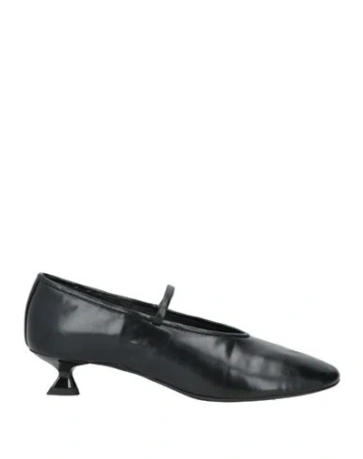 Jeffrey Campbell Woman Pumps Black Size 7 Leather