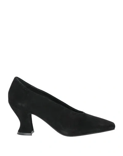 Jeffrey Campbell Woman Pumps Black Size 7 Leather