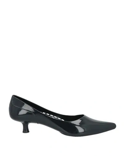 Jeffrey Campbell Woman Pumps Black Size 7 Rubber