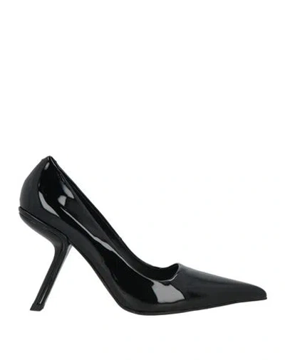 Jeffrey Campbell Woman Pumps Black Size 7 Textile Fibers