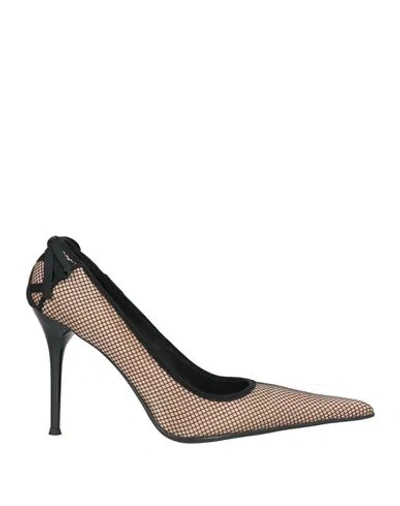 Jeffrey Campbell Woman Pumps Blush Size 7 Textile Fibers In Pink