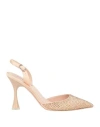 Jeffrey Campbell Woman Pumps Blush Size 5 Textile Fibers In Pink