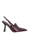 Jeffrey Campbell Women's Acclaimed Pointed Toe Slingback Pumps In Red