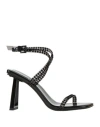 Jeffrey Campbell Woman Sandals Black Size 10 Rubber In Black