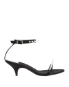 Jeffrey Campbell Woman Sandals Black Size 7 Leather In Black