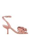 Jeffrey Campbell Woman Sandals Pink Size 7 Leather In Pink