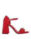 Jeffrey Campbell Woman Sandals Red Size 7 Soft Leather