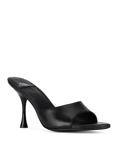 Jeffrey Campbell Women's Agent High Heel Slide Sandals In Black