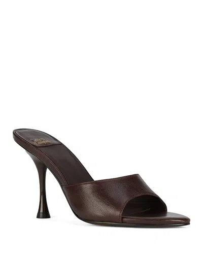 Jeffrey Campbell Women's Agent High Heel Slide Sandals In Brown