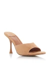 Jeffrey Campbell Agent Slide Sandal In Camel Suede