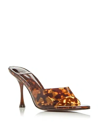 Jeffrey Campbell Women's Agent High Heel Slide Sandals In Tortoise