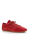 Jeffrey Campbell Aleta Sneaker In Fuchsia Suede