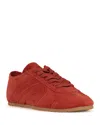 Jeffrey Campbell Aleta Sneaker In Red Suede