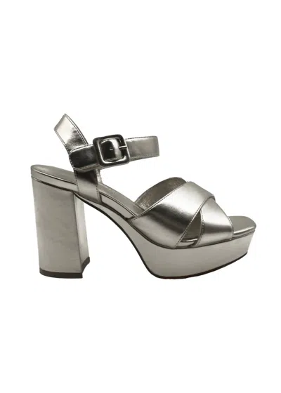 Jeffrey Campbell Women's Amma Platform Heels In Silver In Gray