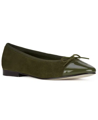 Jeffrey Campbell Women's Arabesque Cap-toe Ballet Flats In Green