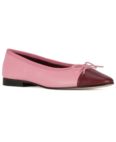 Jeffrey Campbell Women's Arabesque Cap-toe Ballet Flats In Pink