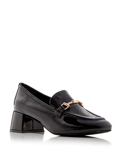 Jeffrey Campbell Women's Archives Block Heel Loafers In Black/gold