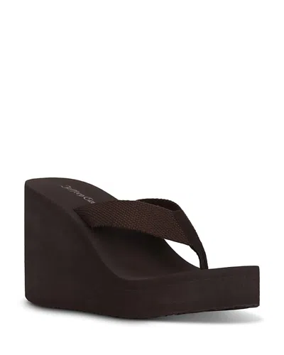 Jeffrey Campbell Women's Astria 2 Thong Platform Sandals In Brown