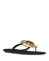 Jeffrey Campbell Bazaar Flat Sandal In Black