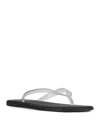 Jeffrey Campbell Beach Jelly Flip Flops In Clear/black