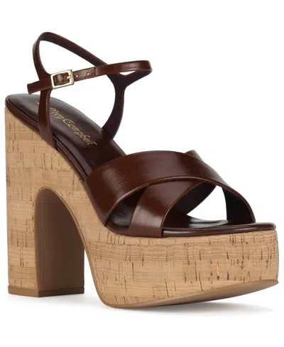 Jeffrey Campbell Women's Big-time Platform Dress Sandals In Brown