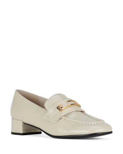 Jeffrey Campbell Women's Book-smart Loafer Pumps In White