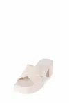 Jeffrey Campbell Women's Bubblegum Platform Sandal In Cream